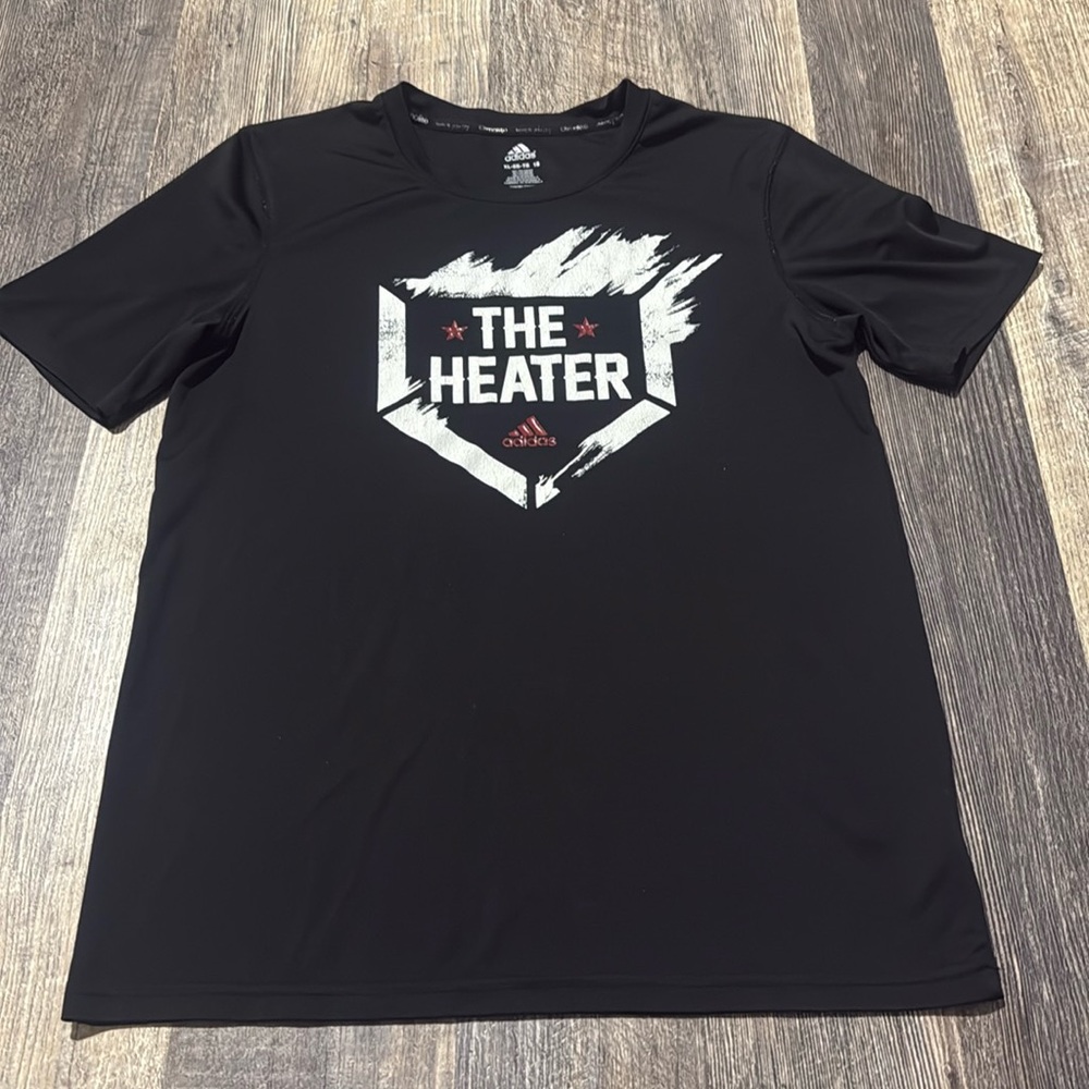 Adidas Boys Climalite The Heater T-Shirt Short Sleeve Sports Size Youth XL